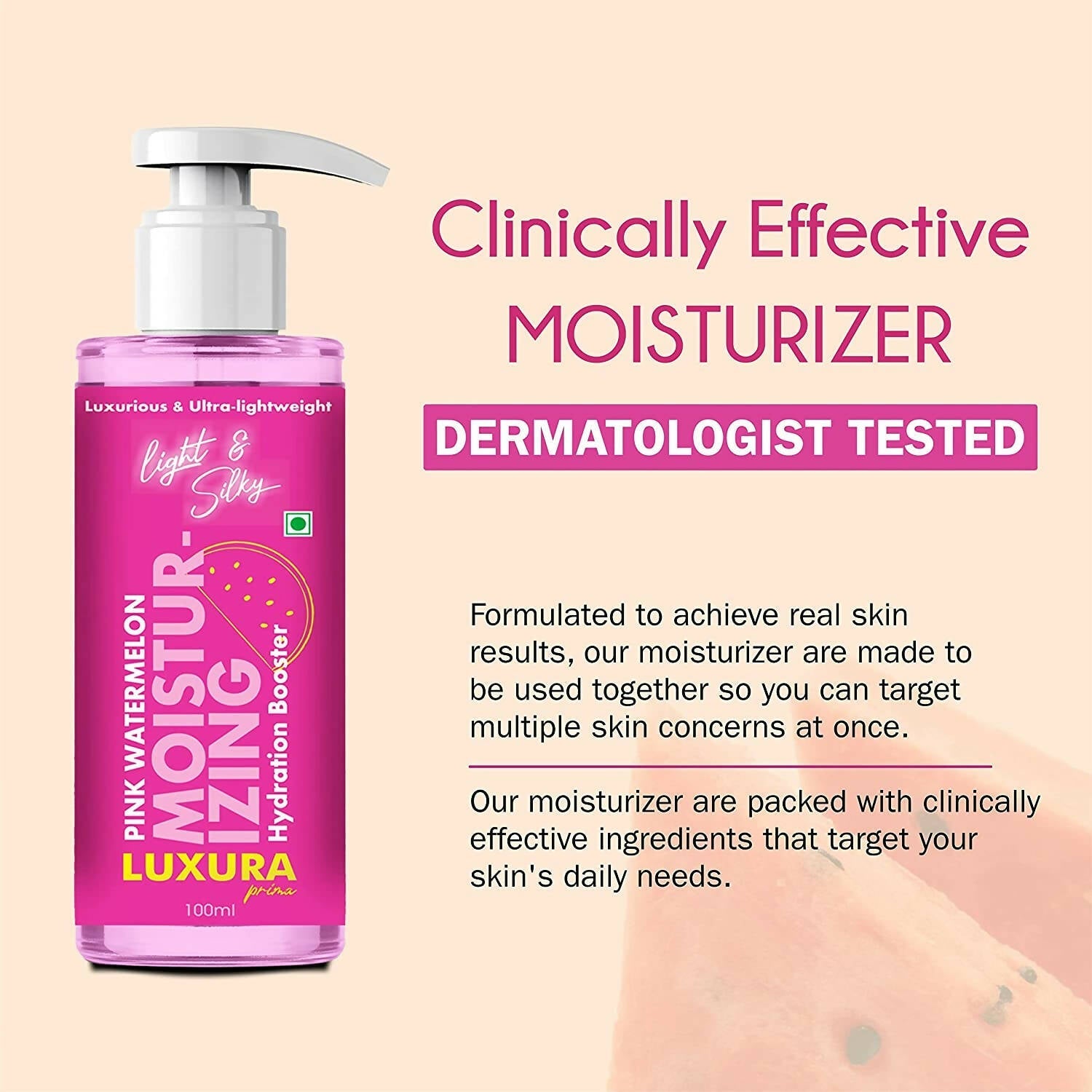 Buy Luxura Prima watermelon moisturizer from DrMediCart, Ship from India to USA