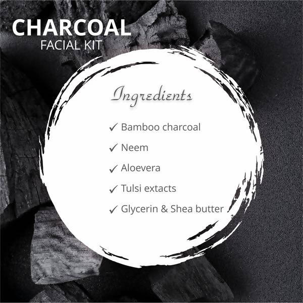 Glamveda Charcoal Purifying & Detox Facial Kit