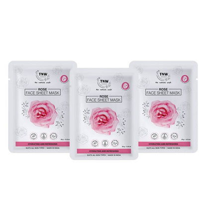 The Natural Wash Rose Face Sheet Mask
