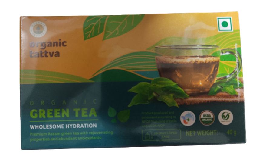 Buy Organic Tattva Green Tea Bags from DrMediCart, Ship from India to USA
