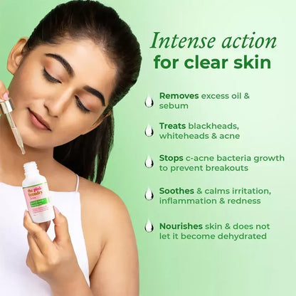 The Pink Foundry Acne & Oil Control Intense Face Serum with 2% Salicylic Acid