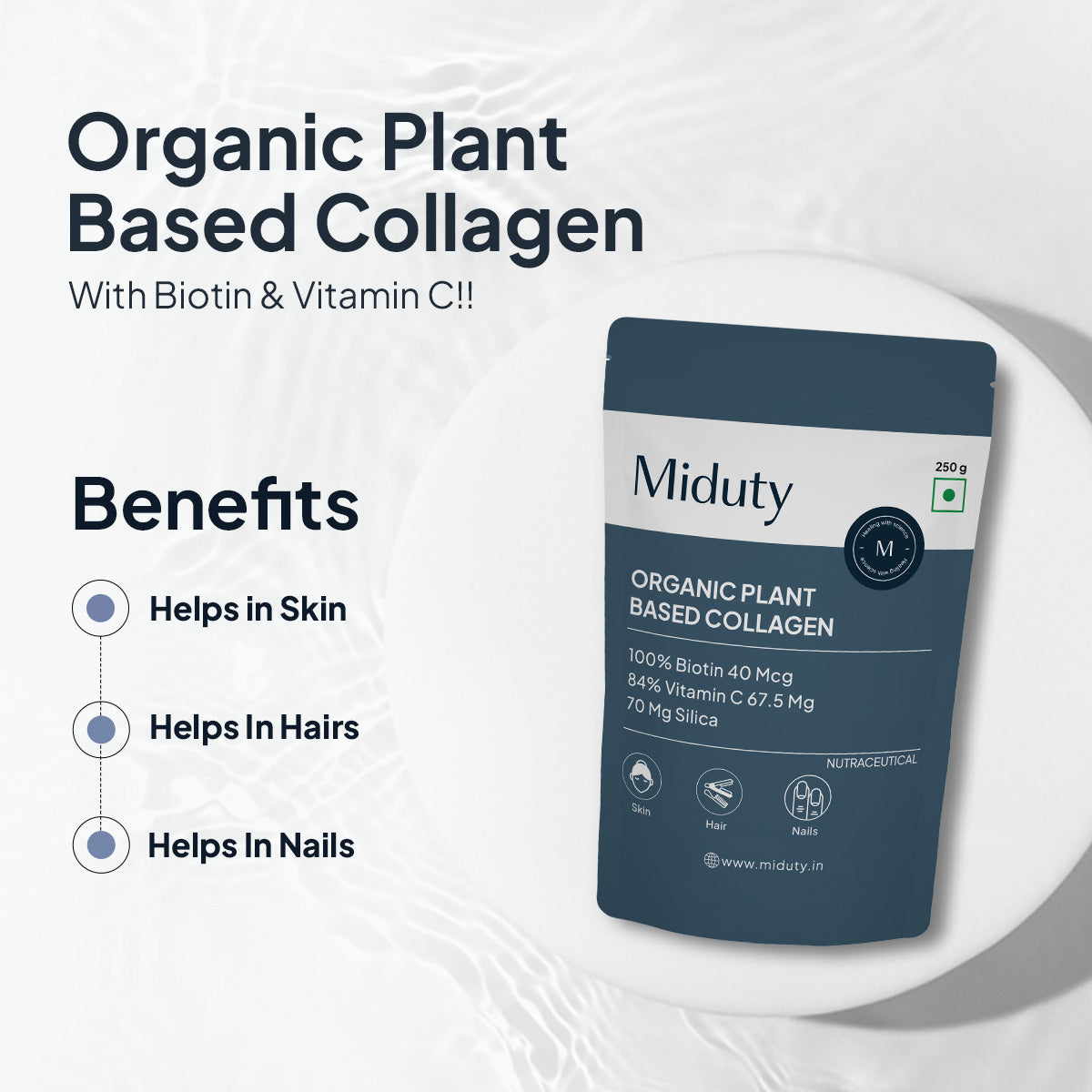 Miduty by Palak Notes Organic Plant Based Collagen