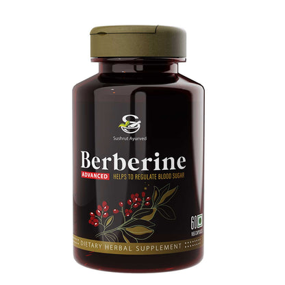Sushrut Ayurved Good Health Berberine Veg Capsules