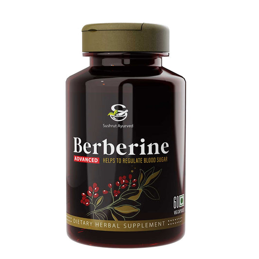 Sushrut Ayurved Good Health Berberine Veg Capsules
