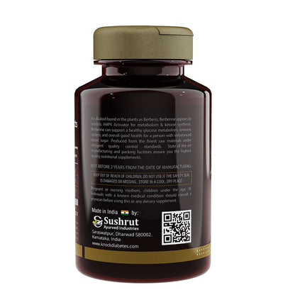 Sushrut Ayurved Good Health Berberine Veg Capsules