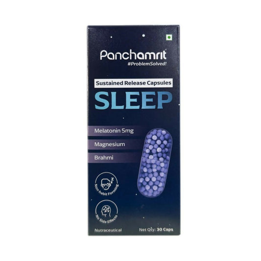 Panchamrit Sustained Release Capsules For Sleep with 5mg Melatonin