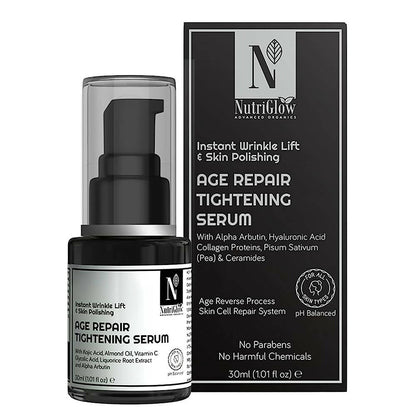 Buy NutriGlow Advanced Organics Age Repair Tightening Serum from DrMediCart, Ship from India to USA