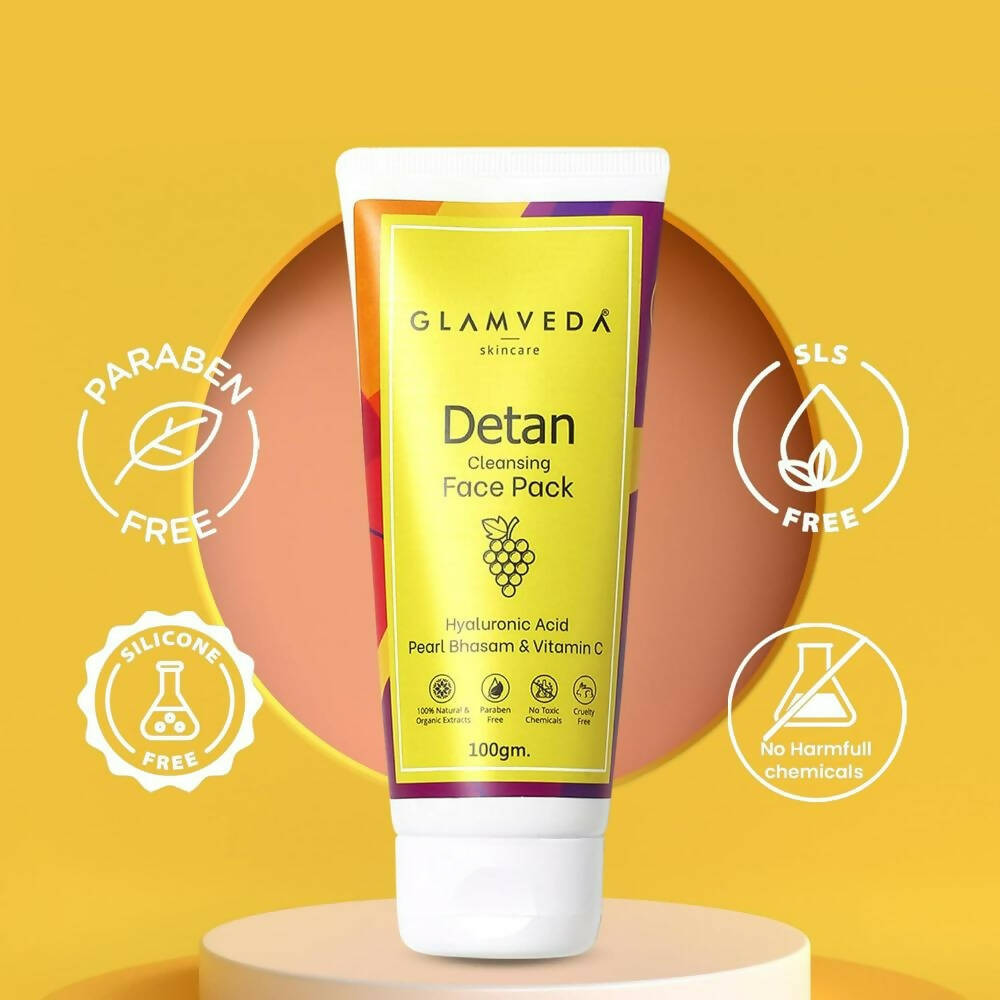 Glamveda Detan Cooling Face Pack - DrMediCart