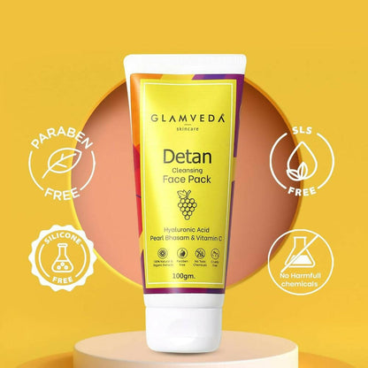 Glamveda Detan Cooling Face Pack - DrMediCart