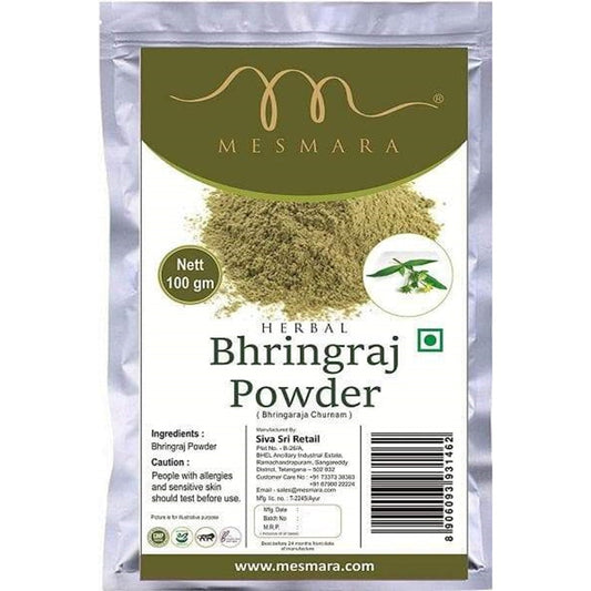 Buy Mesmara Herbal Bhringraj Powder 100g from DrMediCart, Ship from India to USA