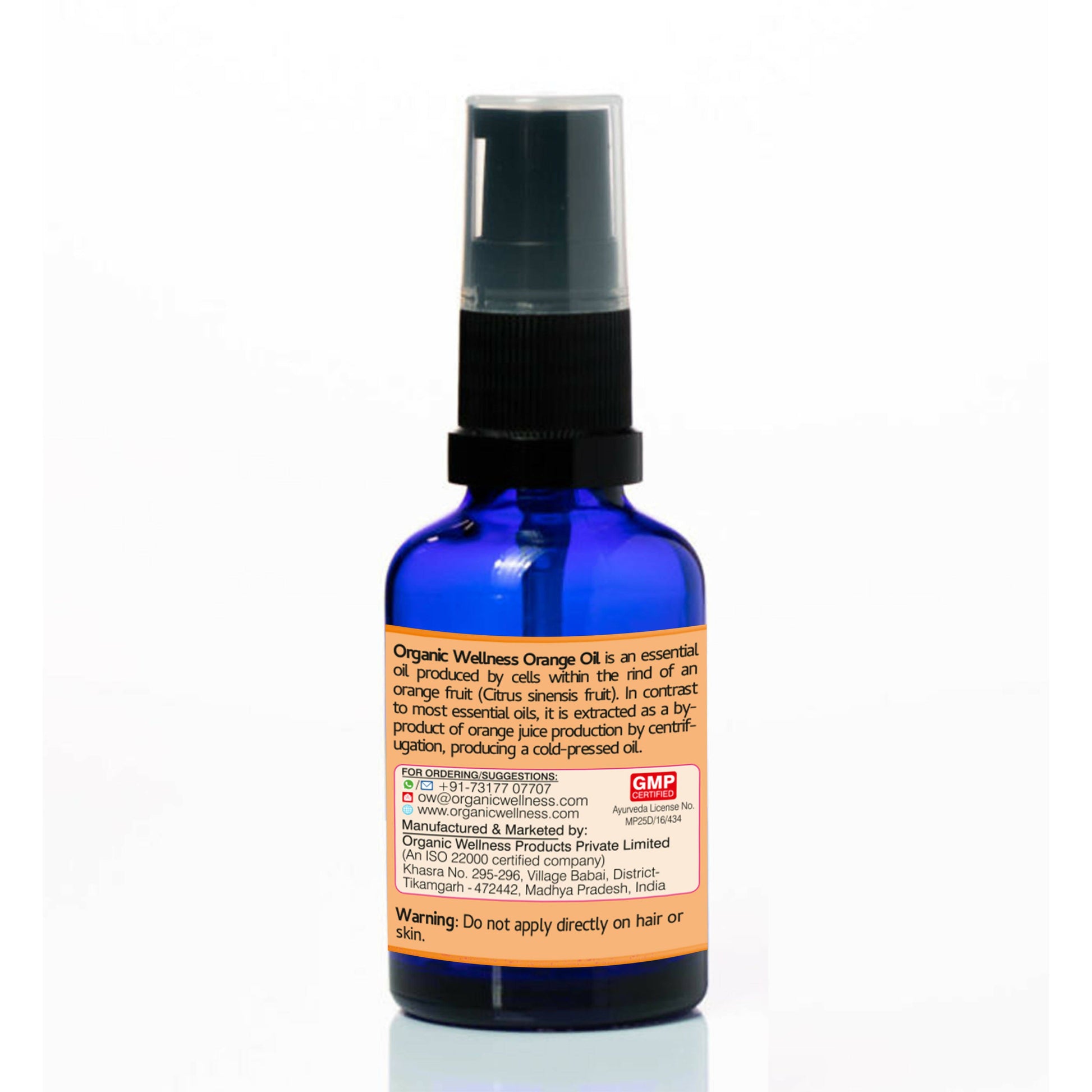 Organic Wellness Orange Essential Oil