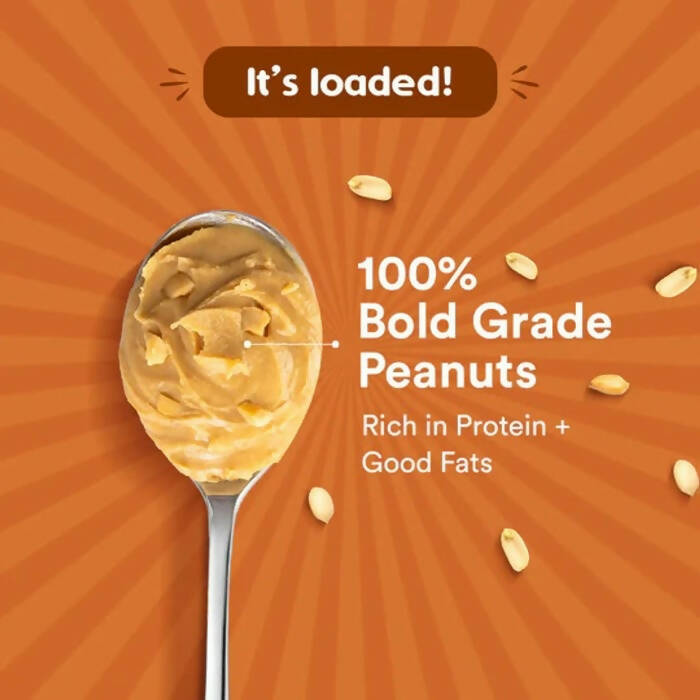 Wow Life Science Crunchy Unsweetened Peanut Butter