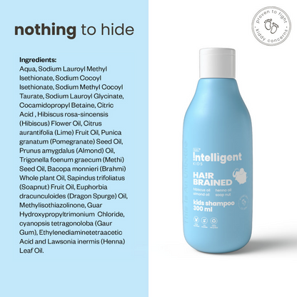 TuCo Intelligent Kids Shampoo For Sensitive Scalps With Reetha, Henna