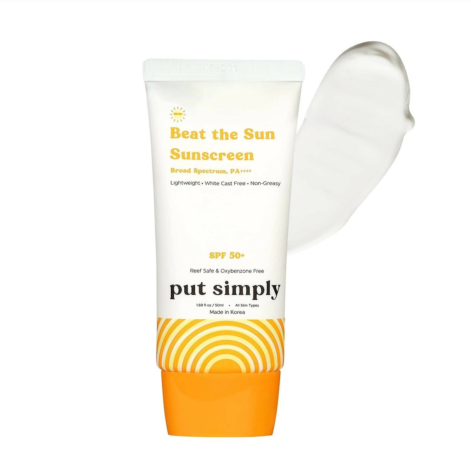 Put Simply BroadSpectrum Korean Sunscreen SPF 50 PA++++