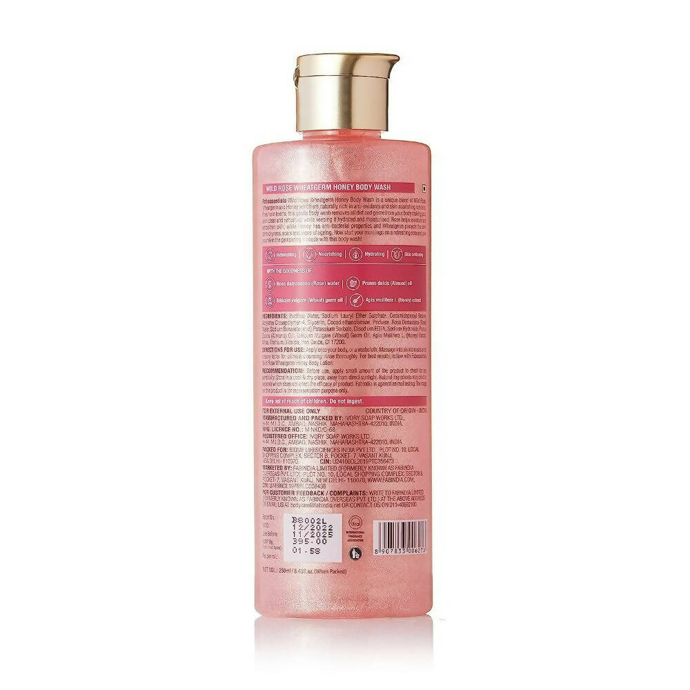 fabessentials wild rose wheatgerm honey body wash buy in usa