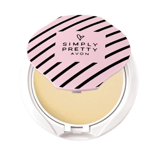 Avon Simply Pretty Smooth and White Whitening Pressed Powder Golden Fair - DrMediCart