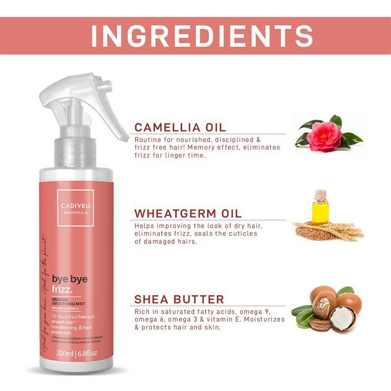 Cadiveu Bye Bye Frizz Leave In Gradual Smoothing Hair Serum