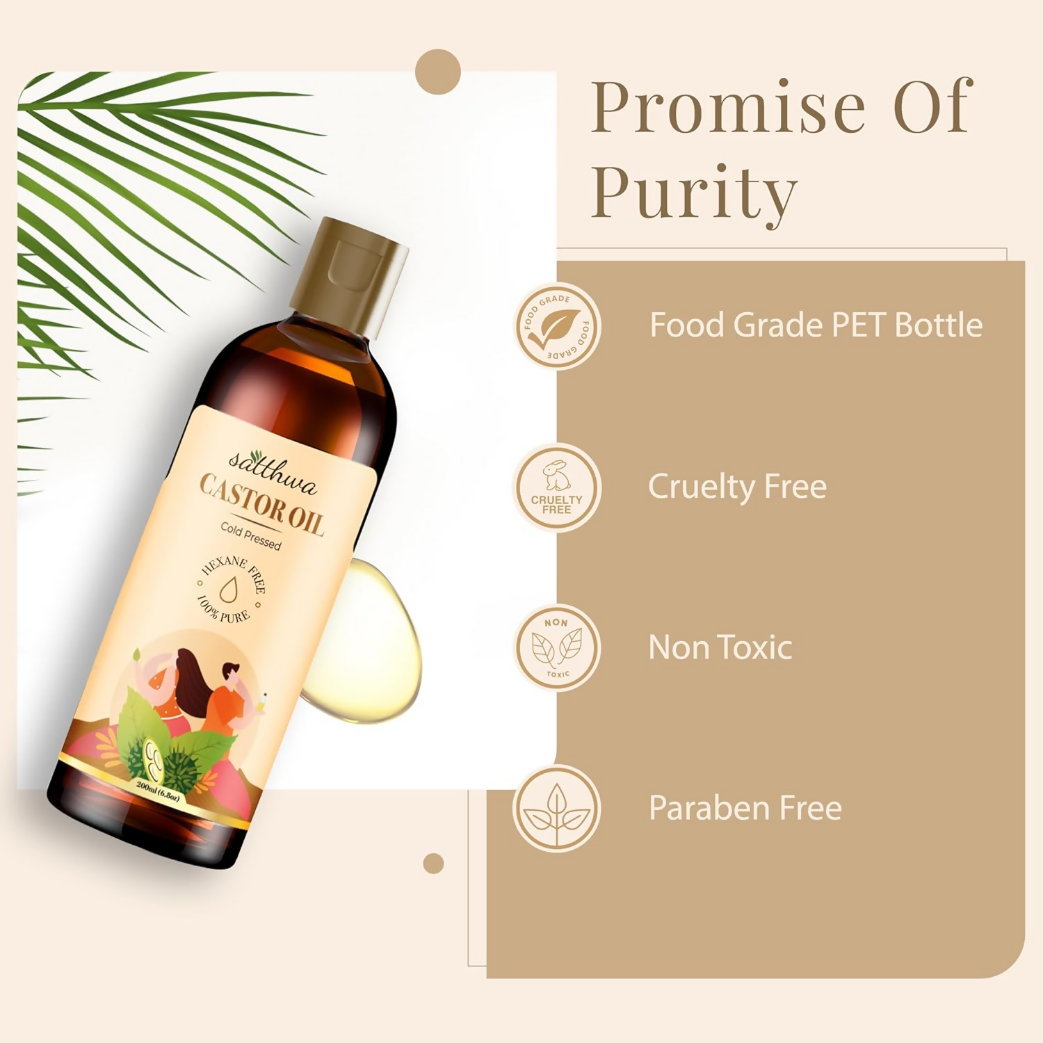 Satthwa Cold Pressed Castor Oil