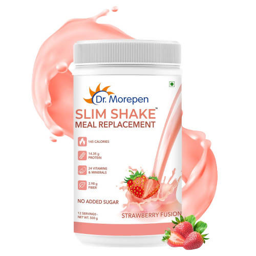 Dr. Morepen Slim Shake - Strawberry Flavor