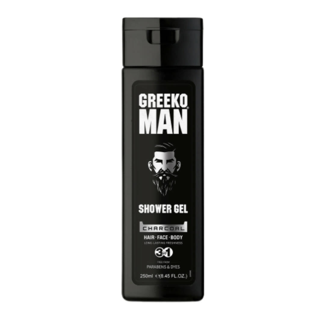 Buy Vasu Healthcare Greeko Man 3 in 1 Charcoal Shower Gel from DrMediCart, Ship from India to USA