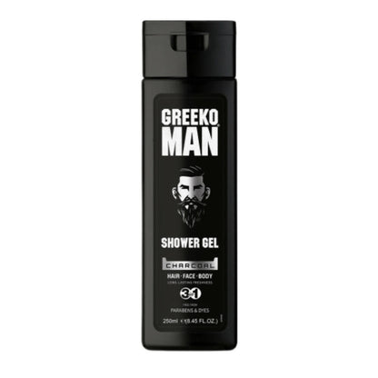 Buy Vasu Healthcare Greeko Man 3 in 1 Charcoal Shower Gel from DrMediCart, Ship from India to USA