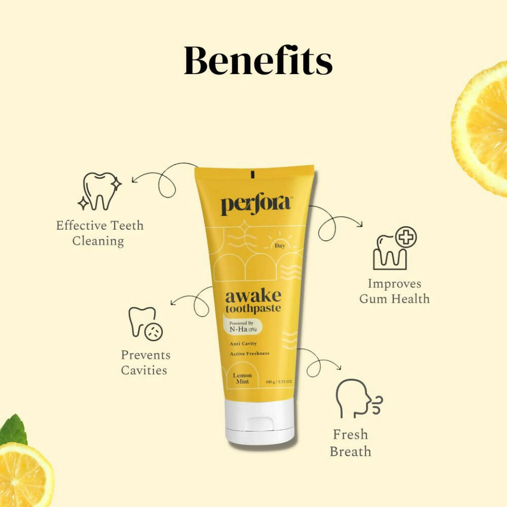 Perfora The Daily Routine Awake & Unwind Toothpaste Combo