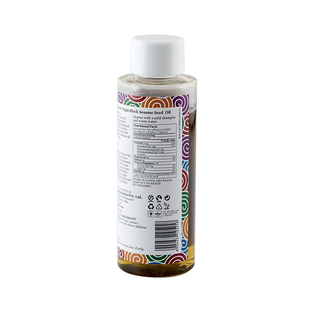 Bipha Ayurveda Cold Pressed Extra Virgin Black Sesame Seed Oil - DrMediCart