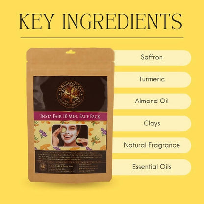 Organicos Insta Fair 10 Min Face Pack