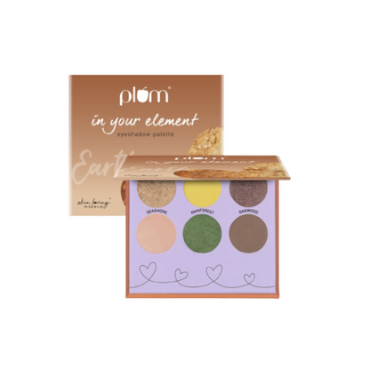 Plum In Your Element Eyeshadow Palette Easy to Blend 6-in-1 Palette 03 Earth