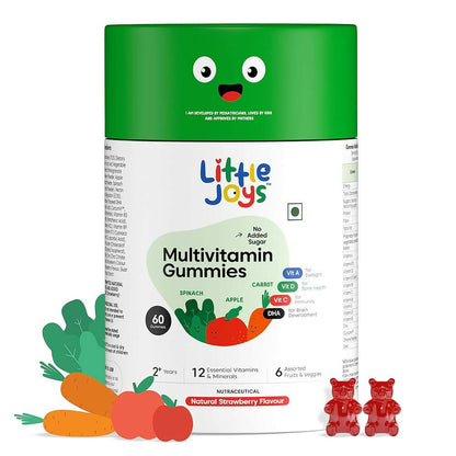 Little Joys Multivitamin Gummies for Kids (2-6 yrs) - No Added Sugar