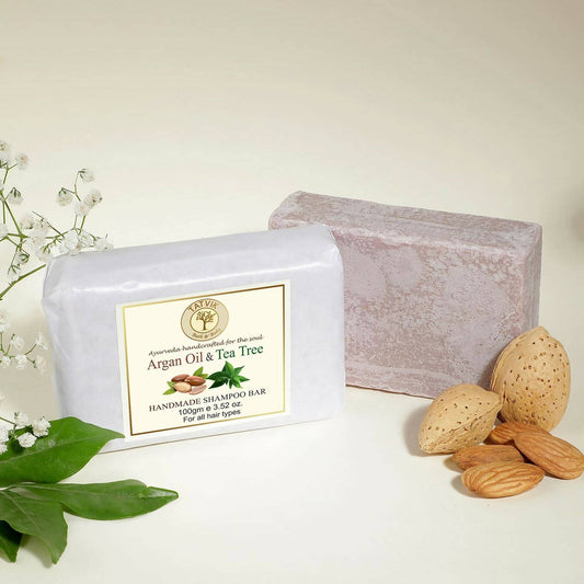 Buy Tatvik Ayurveda Argan Oil & Tea Tree Shampoo Bar from DrMediCart, Ship from India to USA