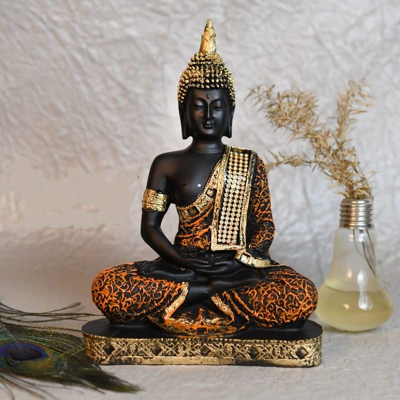 Buy Jaipur Ace Meditating Buddha Polyresin Idol