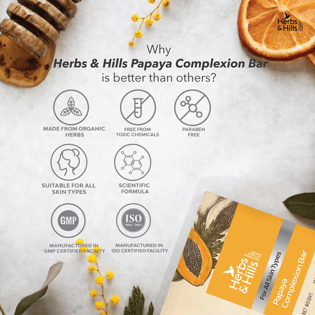 Herbs & Hills Papaya Complexion Bar