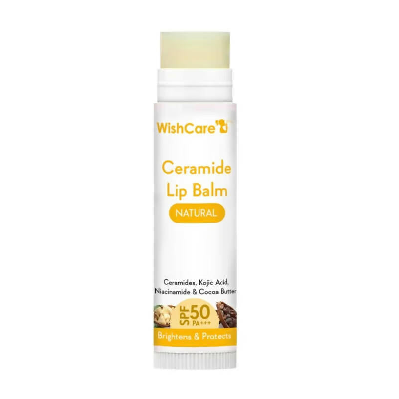 Buy Wishcare Ceramide Lip Balm with SPF50 PA+++ - Natural from DrMediCart, Ship from India to USA