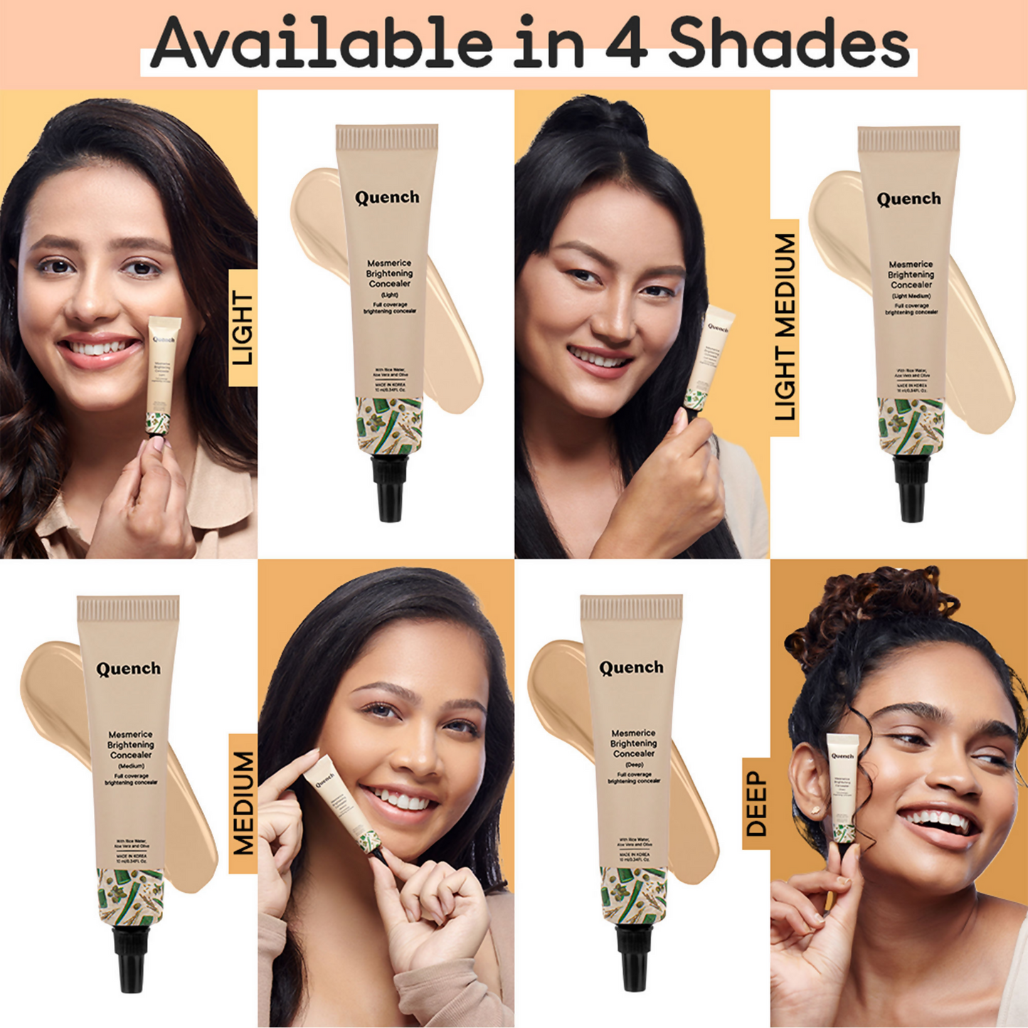 Quench Mesmerice Brightening Concealer  - Deep