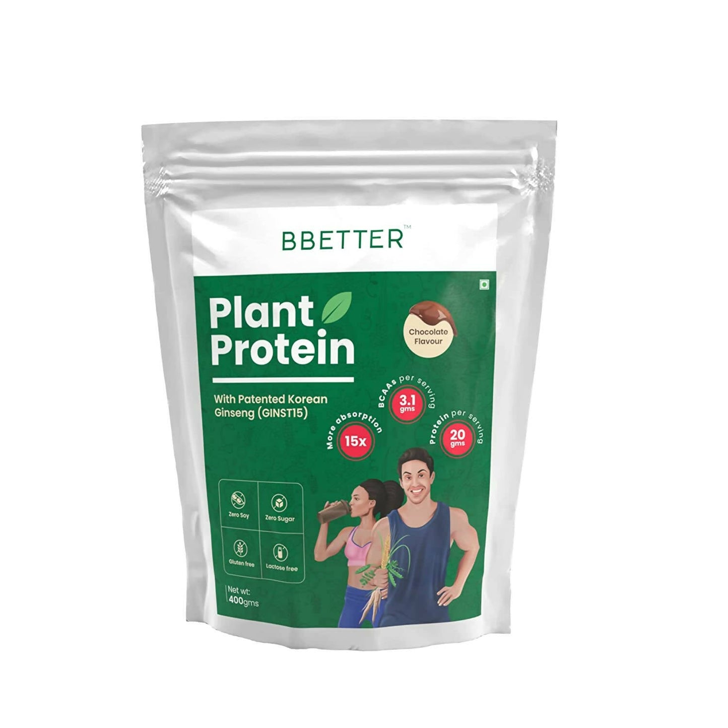 Buy BBETTER Plant Protein Powder for Men & Women - Chocolate Flavour from DrMediCart, Ship from India to USA