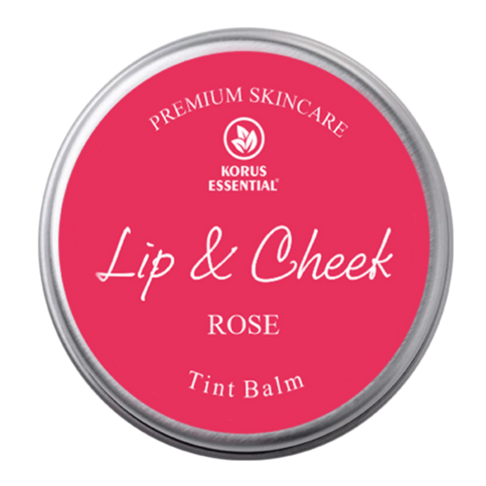 Korus Essential Rose Lip & Cheek Tint Balm
