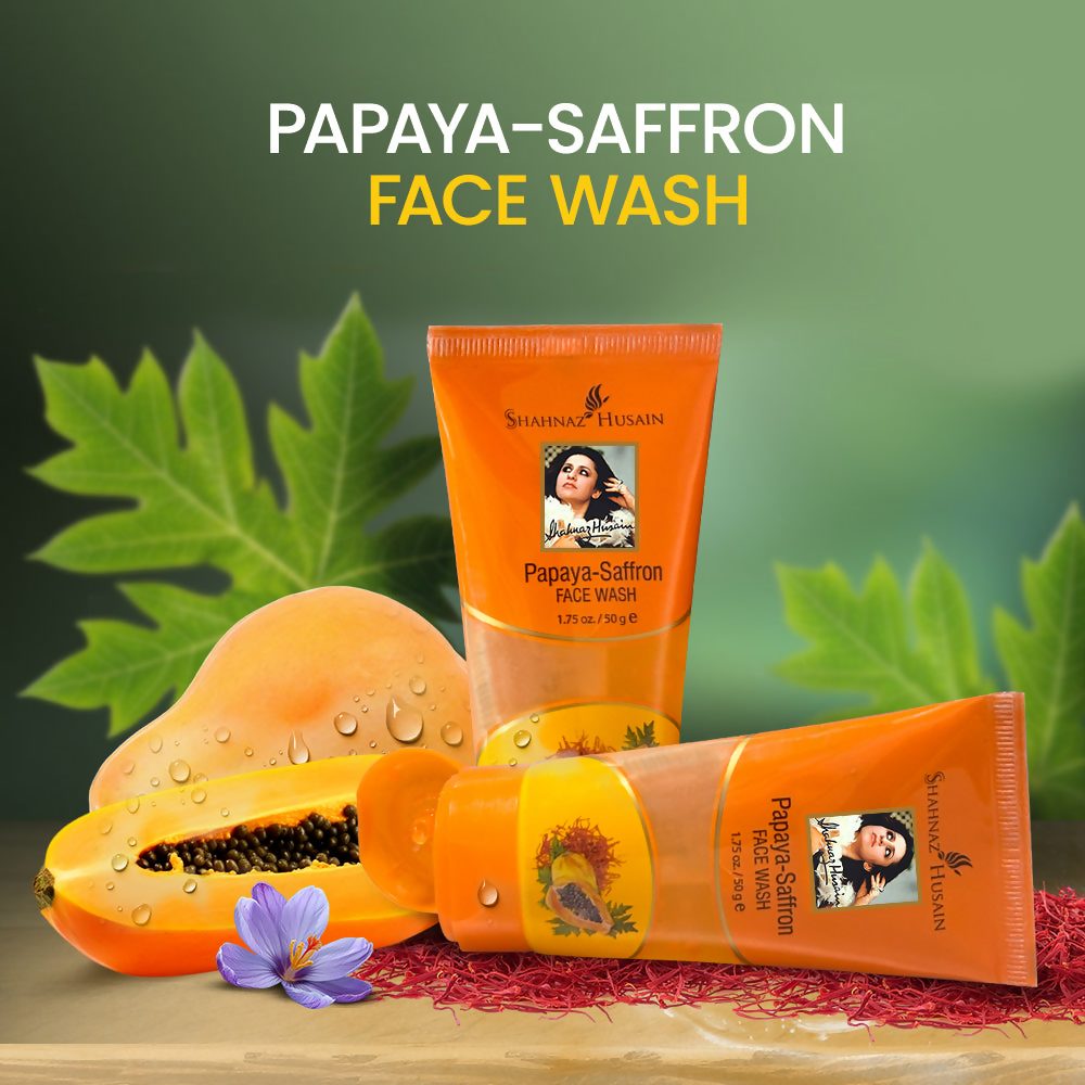 Shahnaz Husain Papaya-Saffron Face Wash