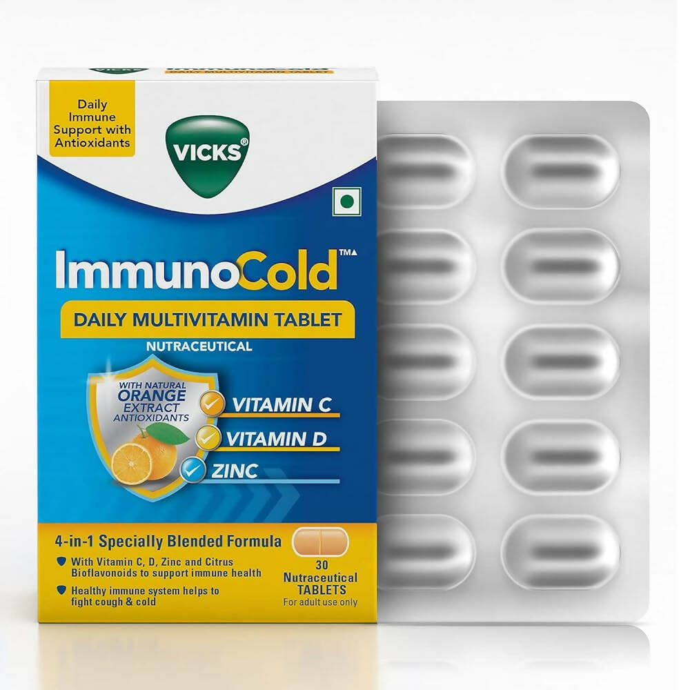 Buy Vicks ImmunoCold Daily Multivitamin Tablets from DrMediCart, Ship from India to USA