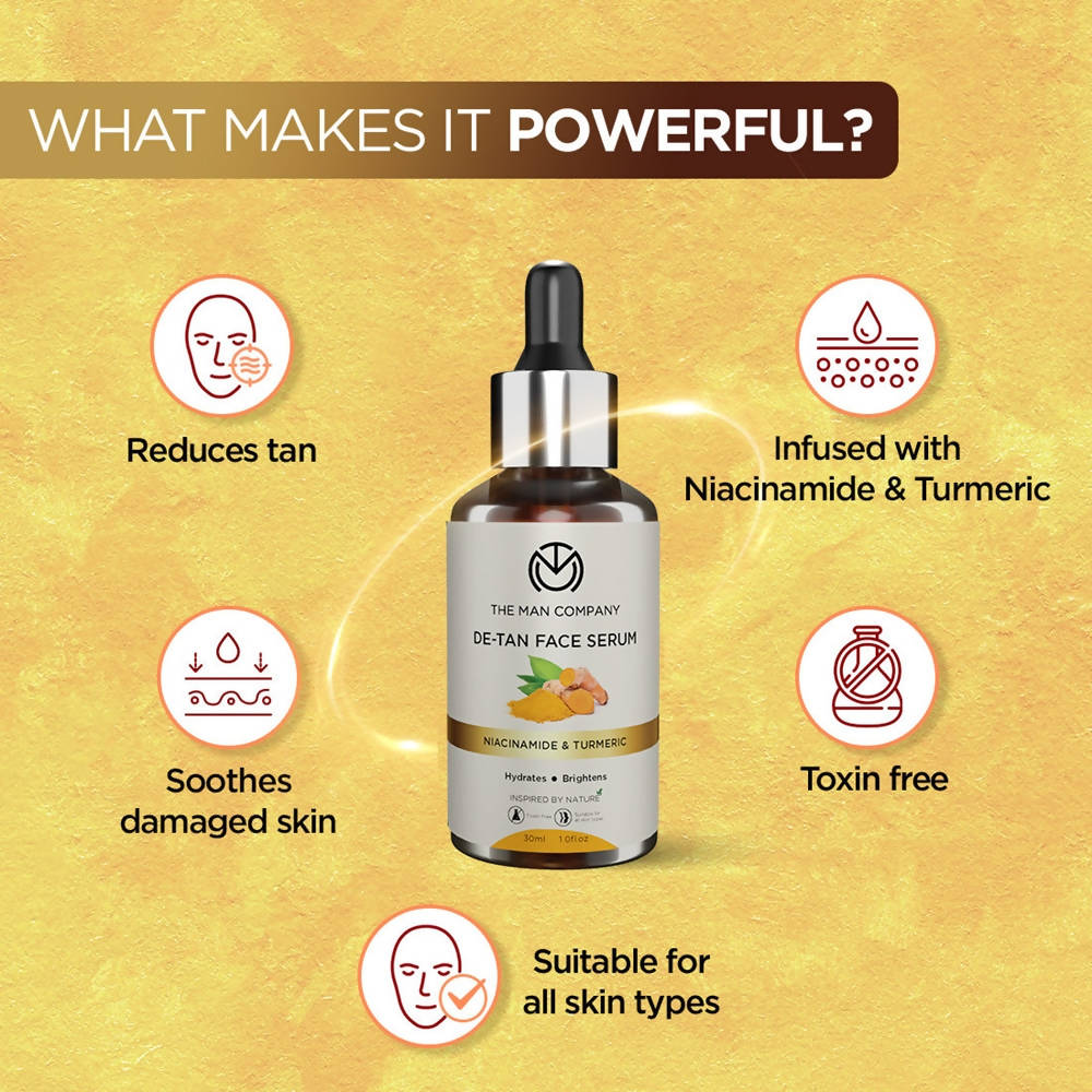 The Man Company De-Tan Face Serum - Drmedicart