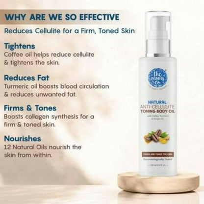 The Moms Co Natural Anti-Cellulite Toning Body Oil - Drmedicart