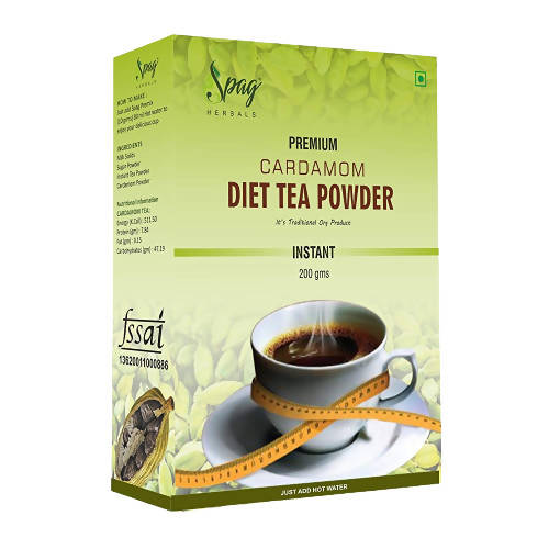 Spag Herbals Premium Instant Cardamom Diet Tea Powder
