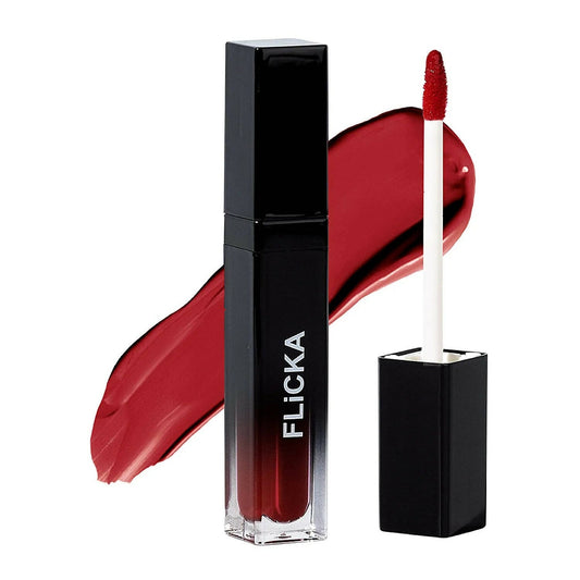 FLiCKA Set and Attack Liquid Matte Lipstick 03 Revolutionary Red