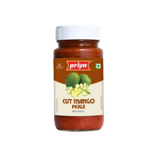 Buy Priya Cut Mango Pickle with Garlic from DrMediCart, Ship from India to USA