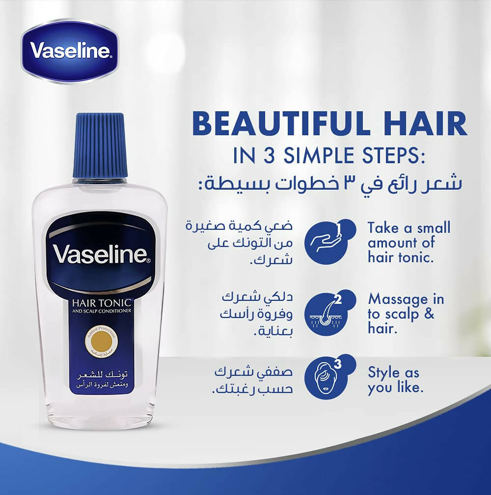 Vaseline Hair Tonic & Scalp Conditioner For Dry Hair - Drmedicart