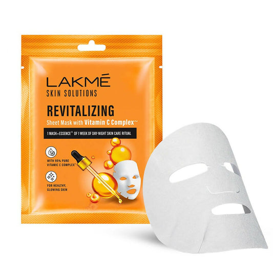 Buy Lakme Skin Solutions Vitamin C - Revitalizing Sheet Mask from DrMediCart, Ship from India to USA