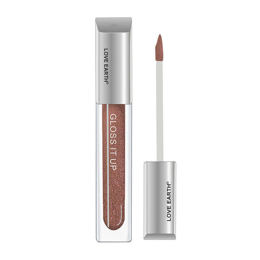 Buy Love Earth Lip Gloss - Honey Dip (Brown Glitter) from DrMediCart, Ship from India to USA