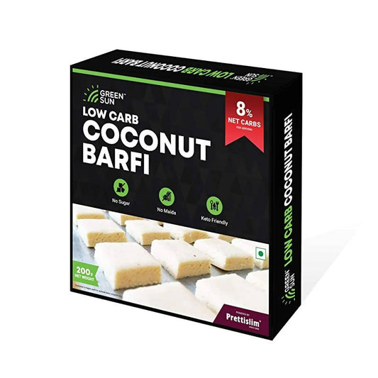 Buy Green Sun Low Carb Coconut Barfi from DrMediCart, Ship from India to USA