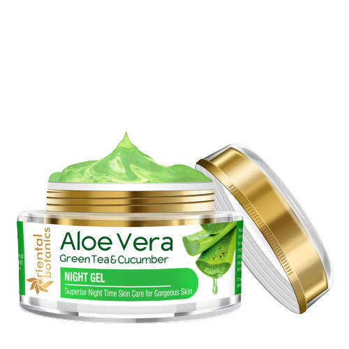 Buy Oriental Botanics Aloe vera Green Tea & Cucumber Night Gel from DrMediCart, Ship from India to USA