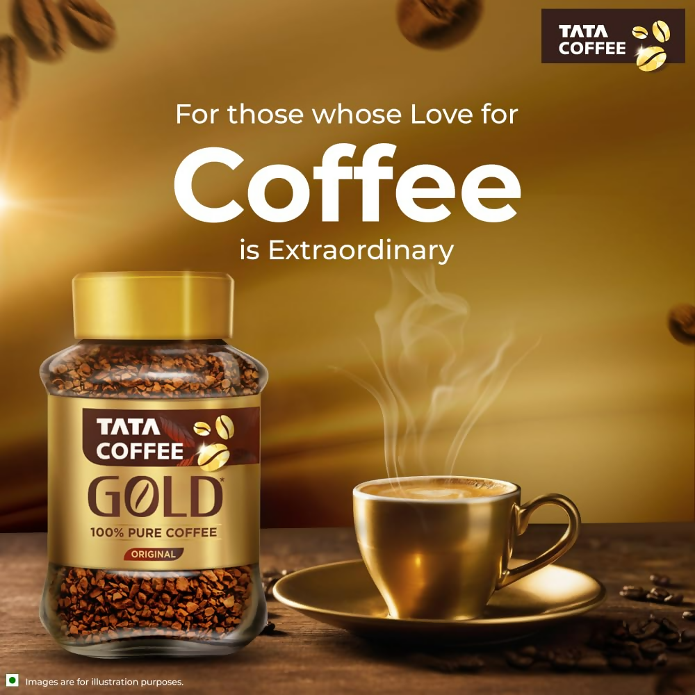 Tata Coffee Gold Original Instant & Pure Coffee Jar
